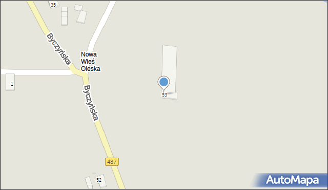 Gorzów Śląski, Byczyńska, 53, mapa Gorzów Śląski