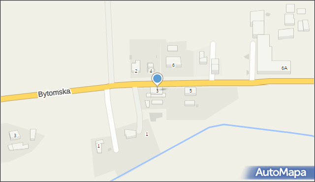 Karchowice, Bytomska, 3, mapa Karchowice