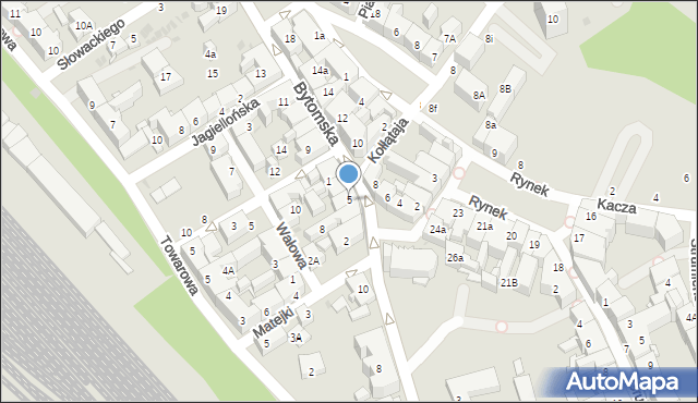 Mysłowice, Bytomska, 5, mapa Mysłowice