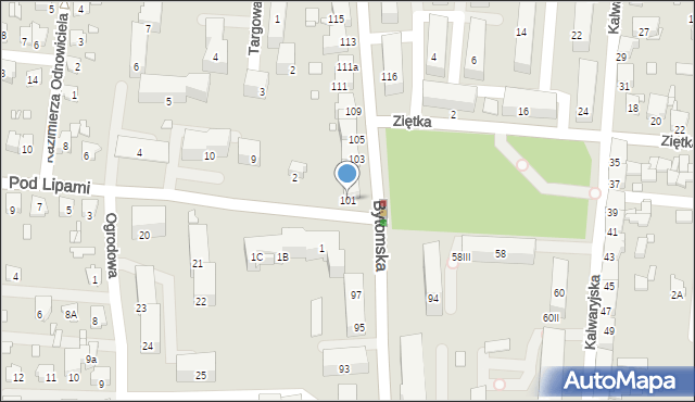 Piekary Śląskie, Bytomska, 101, mapa Piekary Śląskie