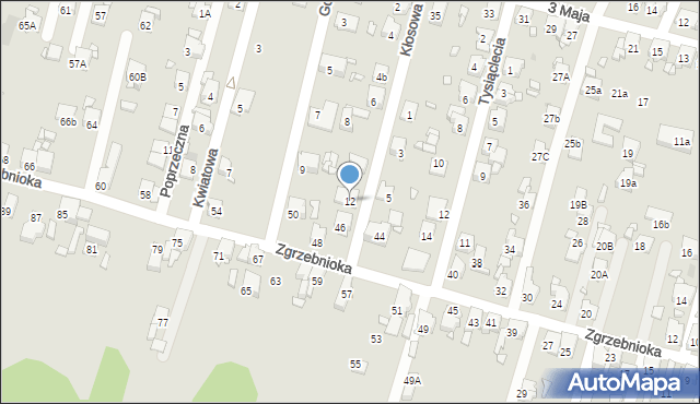 Piekary Śląskie, Bytomska, 12, mapa Piekary Śląskie