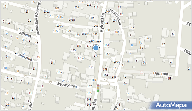 Piekary Śląskie, Bytomska, 177, mapa Piekary Śląskie