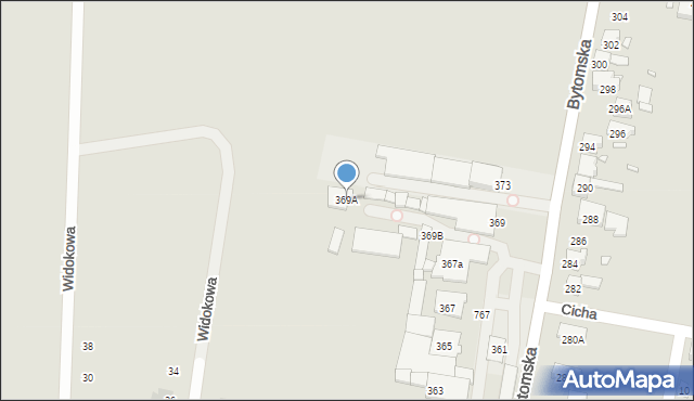 Piekary Śląskie, Bytomska, 369A, mapa Piekary Śląskie