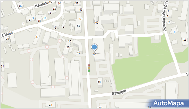 Piekary Śląskie, Bytomska, 60, mapa Piekary Śląskie