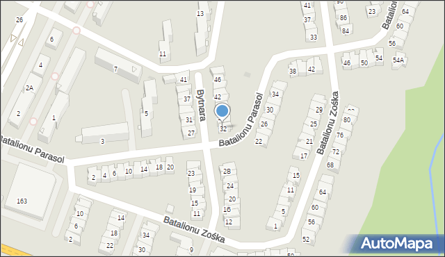 Płock, Bytnara Rudego Jana, 32, mapa Płock