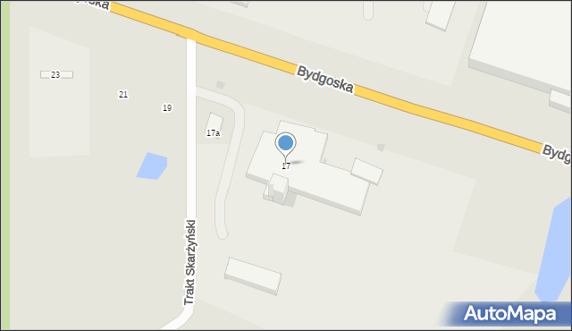 Płońsk, Bydgoska, 17, mapa Płońsk