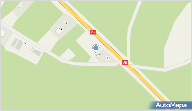 Prądocin, Bydgoska, 1a, mapa Prądocin