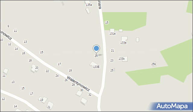 Radomsko, Bytnara-Rudego Jana, 20, mapa Radomsko