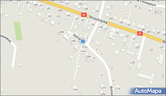 Radomsko, Bytnara-Rudego Jana, 6, mapa Radomsko