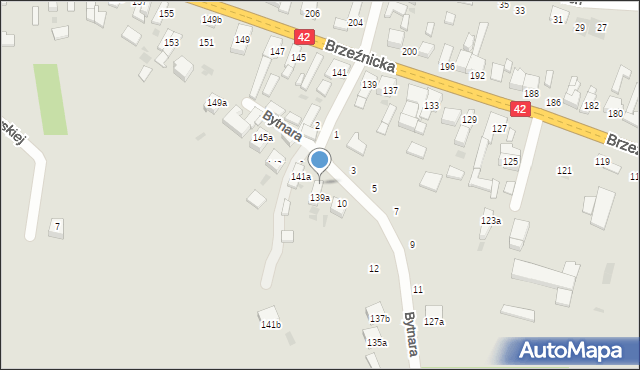Radomsko, Bytnara-Rudego Jana, 8, mapa Radomsko
