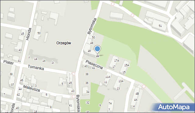 Ruda Śląska, Bytomska, 44, mapa Rudy Śląskiej