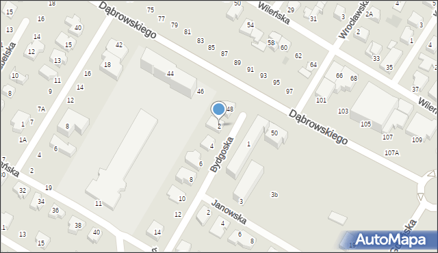 Rumia, Bydgoska, 2, mapa Rumia