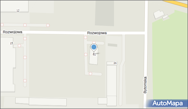 Siemianowice Śląskie, Bytomska, 61, mapa Siemianowice Śląskie