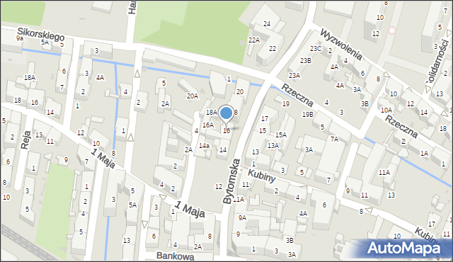 Świętochłowice, Bytomska, 16, mapa Świętochłowice