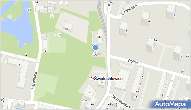Świętochłowice, Bytomska, 29, mapa Świętochłowice