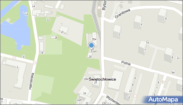Świętochłowice, Bytomska, 31, mapa Świętochłowice
