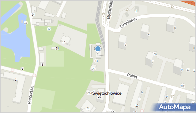 Świętochłowice, Bytomska, 35, mapa Świętochłowice