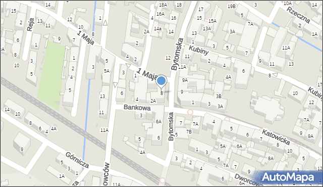 Świętochłowice, Bytomska, 8, mapa Świętochłowice