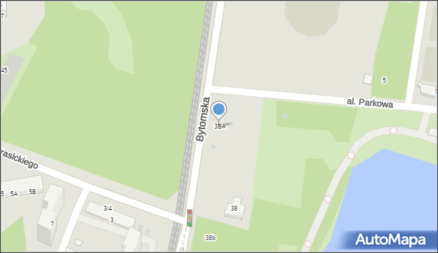 Świętochłowice, Bytomska, 38A, mapa Świętochłowice