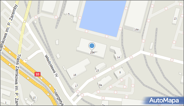 Szczecin, Bytomska, 15A, mapa Szczecina