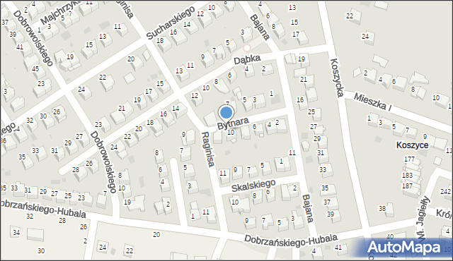 Tarnów, Bytnara-Rudego Jana, 12, mapa Tarnów