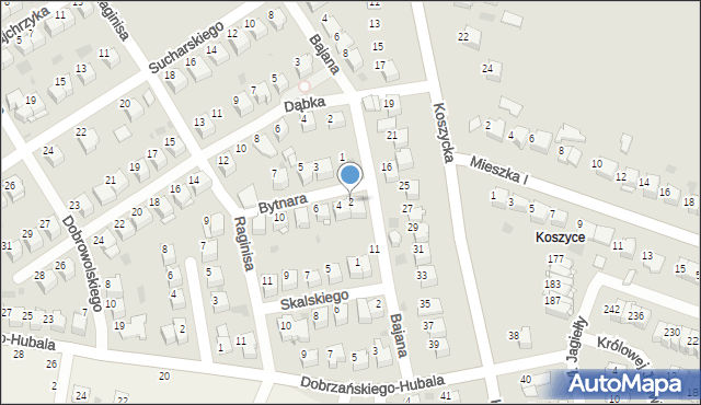 Tarnów, Bytnara-Rudego Jana, 2, mapa Tarnów