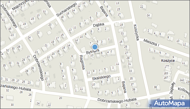 Tarnów, Bytnara-Rudego Jana, 8, mapa Tarnów