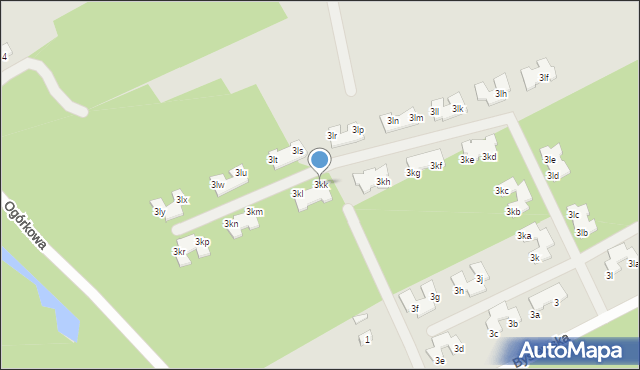 Warszawa, Bysławska, 3kk, mapa Warszawy