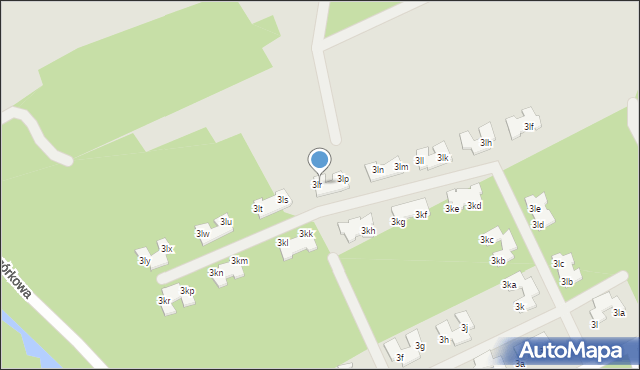 Warszawa, Bysławska, 3lr, mapa Warszawy