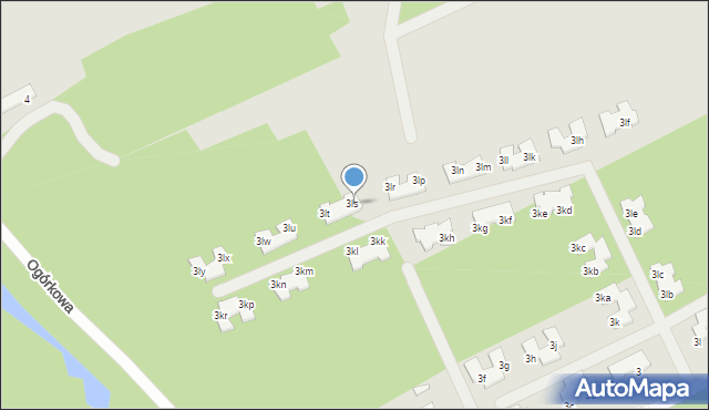 Warszawa, Bysławska, 3ls, mapa Warszawy