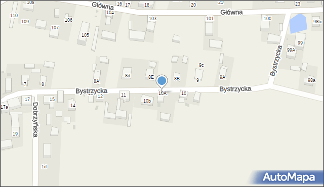 Wójcice, Bystrzycka, 10A, mapa Wójcice