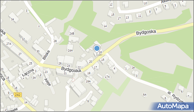 Wyrzysk, Bydgoska, 18, mapa Wyrzysk