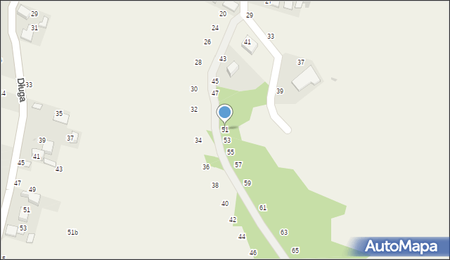 Będkowice, Bzowskich, 51, mapa Będkowice