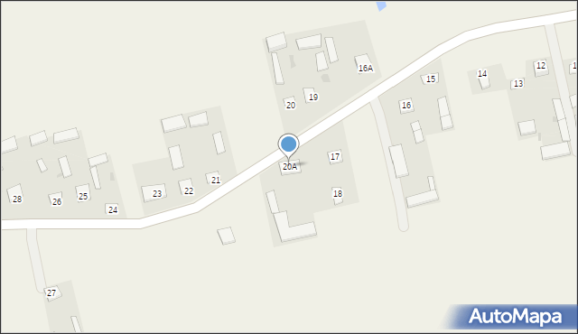 Bzite, Bzite, 20A, mapa Bzite