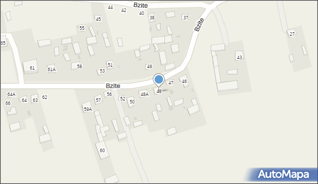 Bzite, Bzite, 48, mapa Bzite