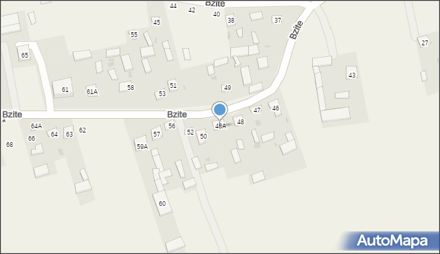 Bzite, Bzite, 48A, mapa Bzite