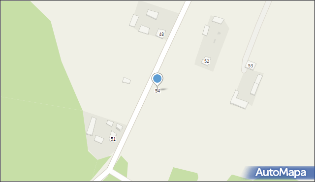 Bzów, Bzów, 54, mapa Bzów