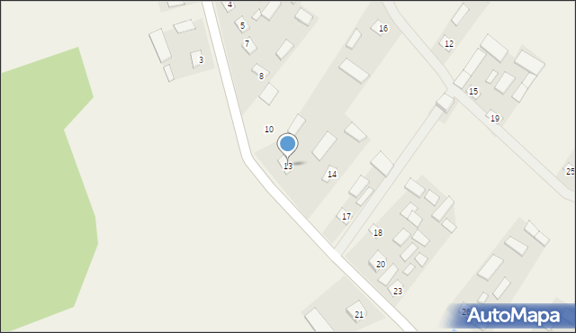 Bzowiec, Bzowiec, 13, mapa Bzowiec