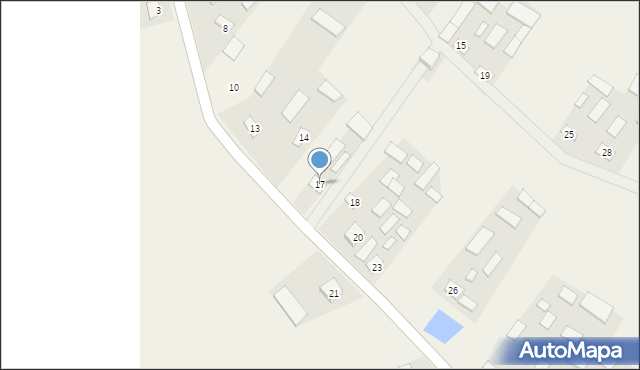 Bzowiec, Bzowiec, 17, mapa Bzowiec