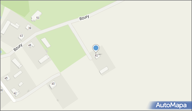 Bzury, Bzury, 41, mapa Bzury