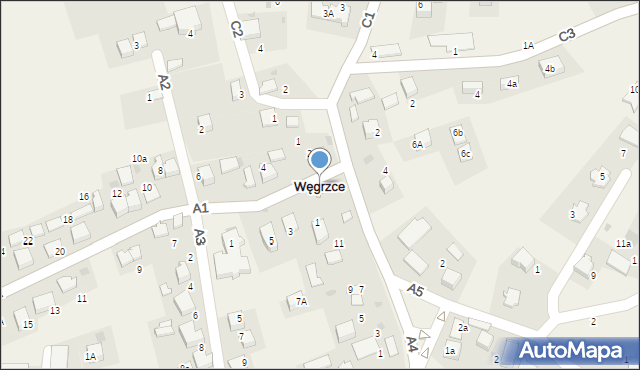 Węgrzce, C1, 1, mapa Węgrzce