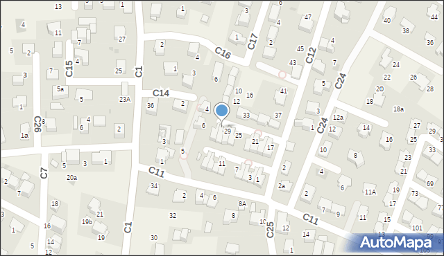 Węgrzce, C12, 31, mapa Węgrzce