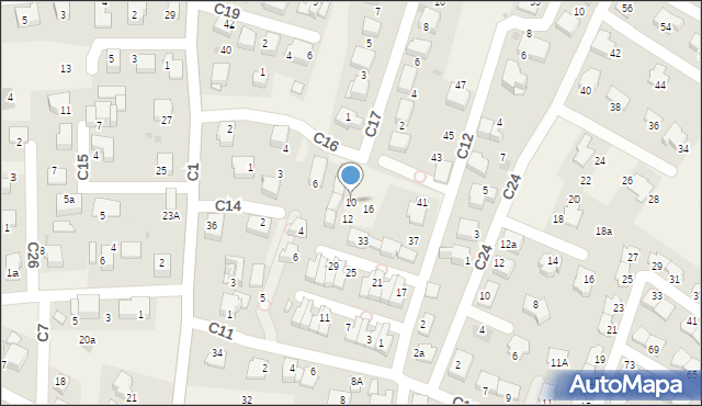 Węgrzce, C16, 10, mapa Węgrzce