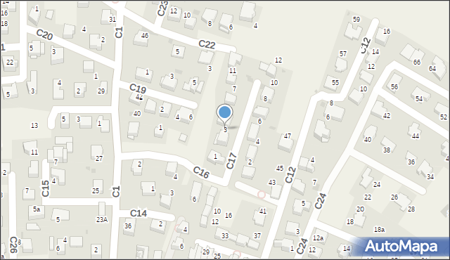 Węgrzce, C17, 3, mapa Węgrzce