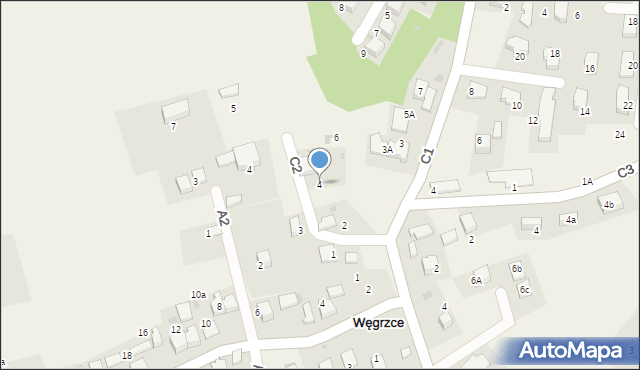 Węgrzce, C2, 4, mapa Węgrzce