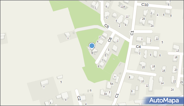 Węgrzce, C6, 8, mapa Węgrzce