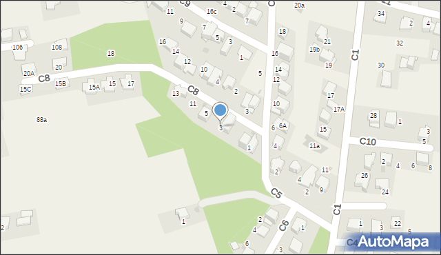 Węgrzce, C8, 3, mapa Węgrzce