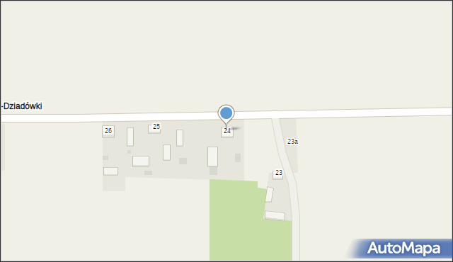 Caców, Caców, 24, mapa Caców