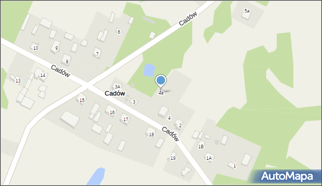 Cadów, Cadów, 4a, mapa Cadów