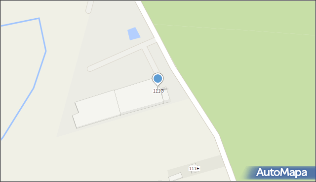 Całowanie, Całowanie, 111G, mapa Całowanie